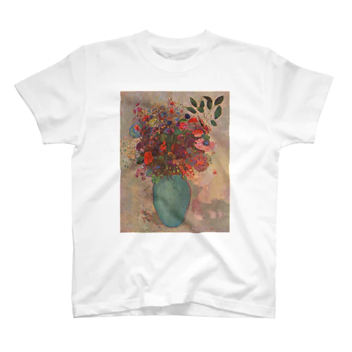 トルコ石色の花瓶の花 /  The turquoise vase スタンダードTシャツ