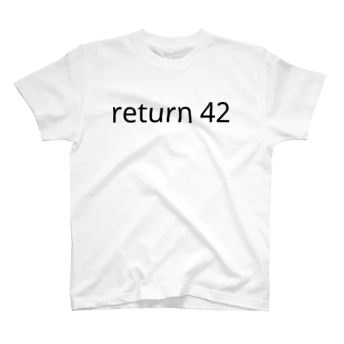 return 42 Regular Fit T-Shirt