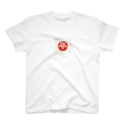 シンプルなPIZZAロゴ入りデザイン Regular Fit T-Shirt