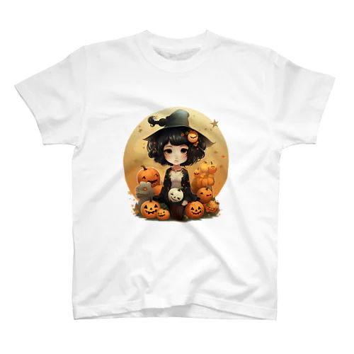 ハロウィンの少女 Regular Fit T-Shirt