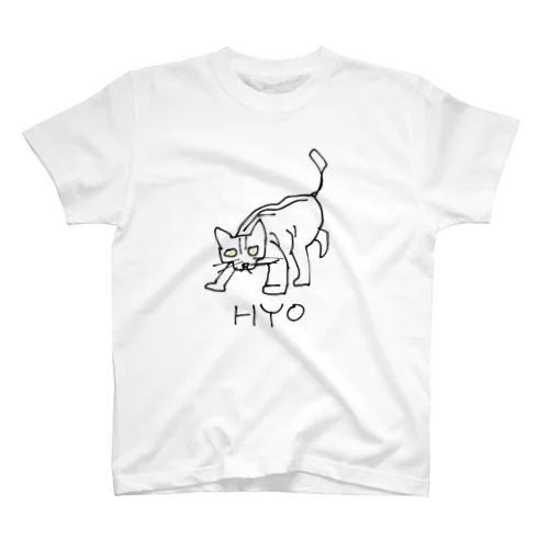 HYO 文字あり スタンダードTシャツ