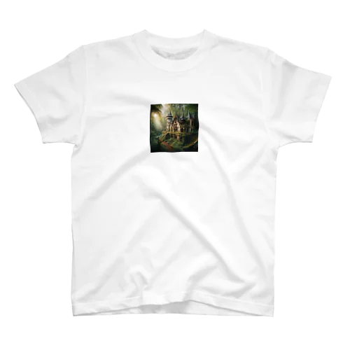 森の中にある豪華な中世の廃屋⑤ Regular Fit T-Shirt