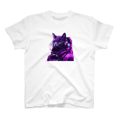 宇宙飛行士ねこ Regular Fit T-Shirt