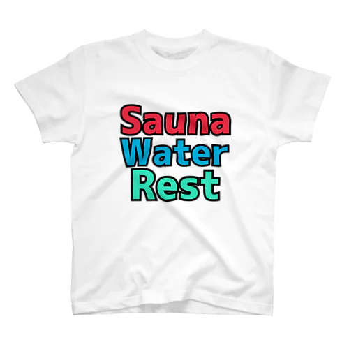 Sauna Water Rest スタンダードTシャツ