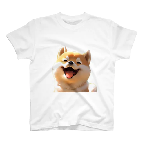 柴犬らっく Regular Fit T-Shirt