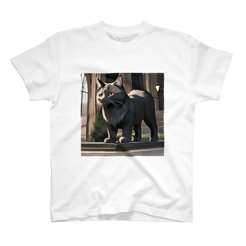 sit cat Regular Fit T-Shirt