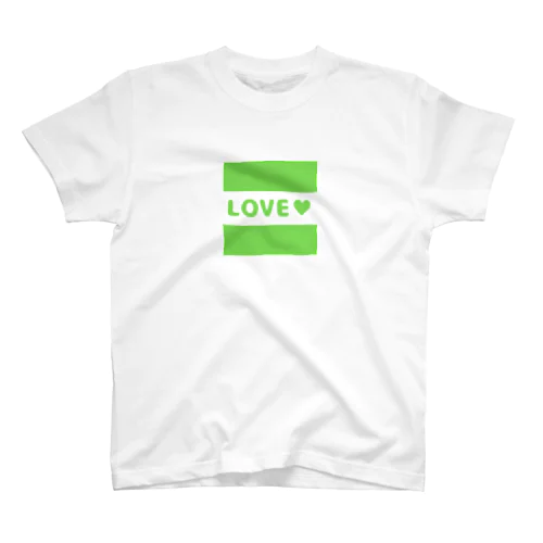 推しLOVE　green Regular Fit T-Shirt