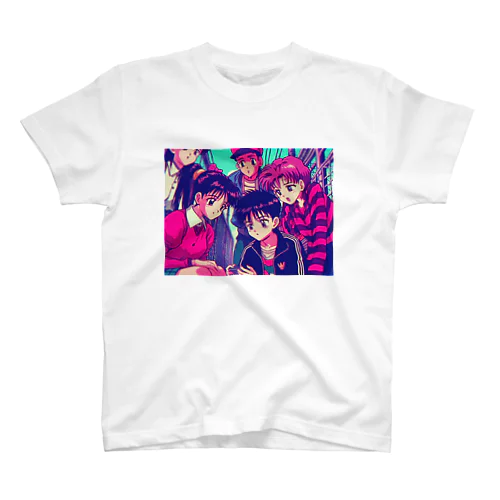 「バーチャルアベンジャー剛NEXT」| 90s J-Anime "Virtual Avenger Go 2" スタンダードTシャツ