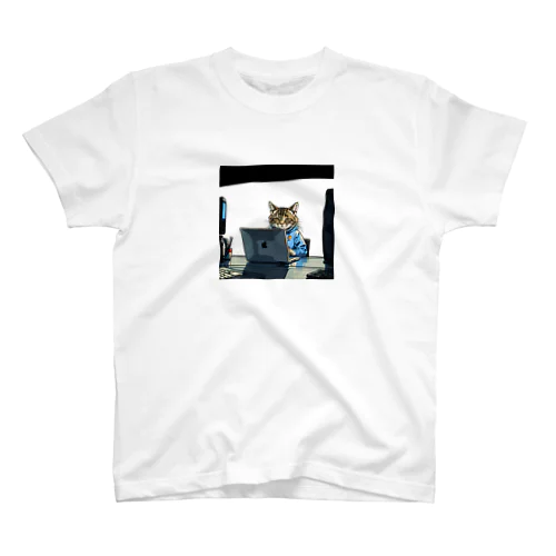 シフト決め猫 スタンダードTシャツ