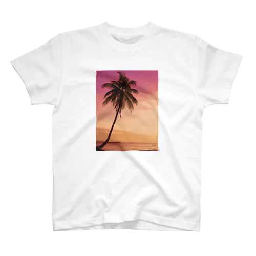 Sunset Beach Regular Fit T-Shirt