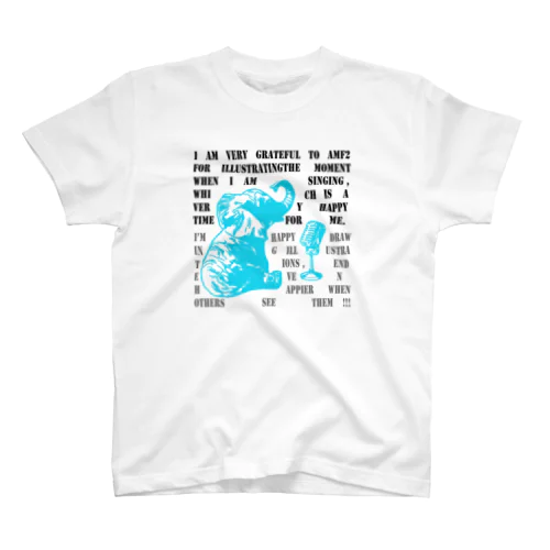 amf2  vol.4『唄うゾウさん』 Regular Fit T-Shirt