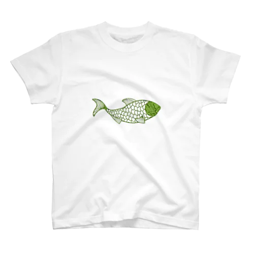 魚　green スタンダードTシャツ