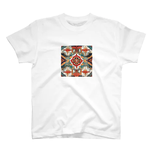 抽象画-宇宙のオアシス Regular Fit T-Shirt