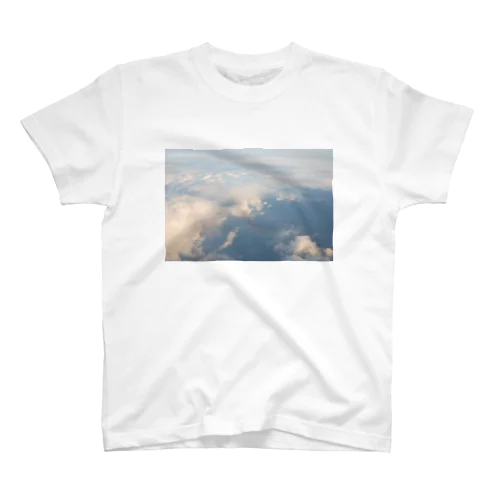 飛行機から見た雲 Regular Fit T-Shirt