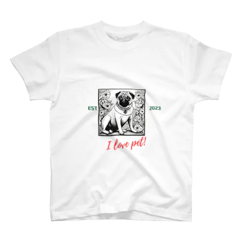 Dog ペット好き⑦ Regular Fit T-Shirt