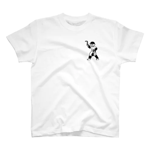 うるしの民・掻き子(胸元) Regular Fit T-Shirt