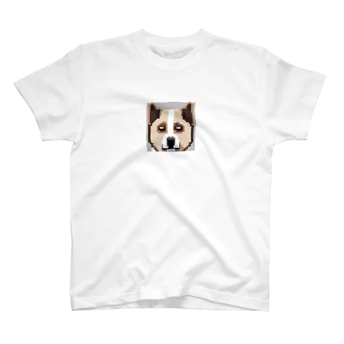 ピクセルアートのかわいい秋田犬 スタンダードTシャツ