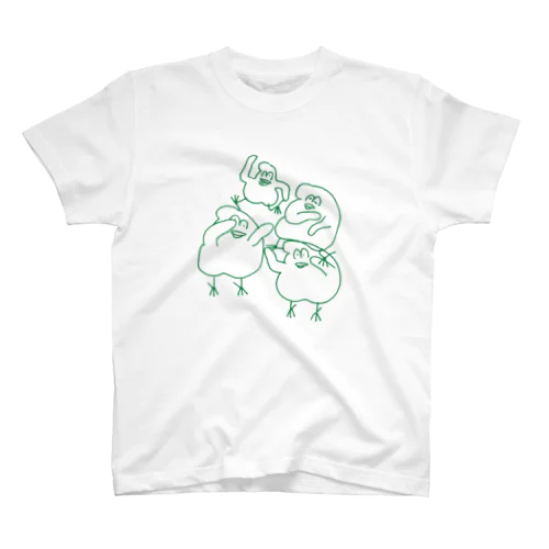 ダンスとりもち(グリーン) スタンダードTシャツ