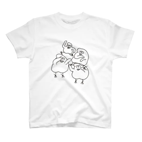 ダンスとりもち(黒) スタンダードTシャツ