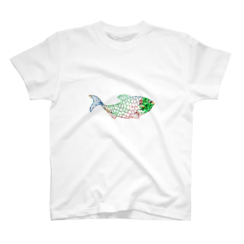 魚　water drop Regular Fit T-Shirt