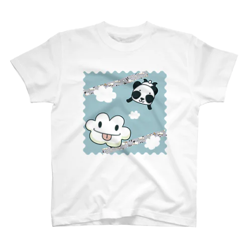 ズレぱんだちゃんとくもちゃん Regular Fit T-Shirt