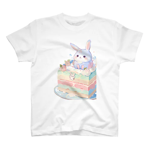 ふわふわウサギのケーキ5 スタンダードTシャツ