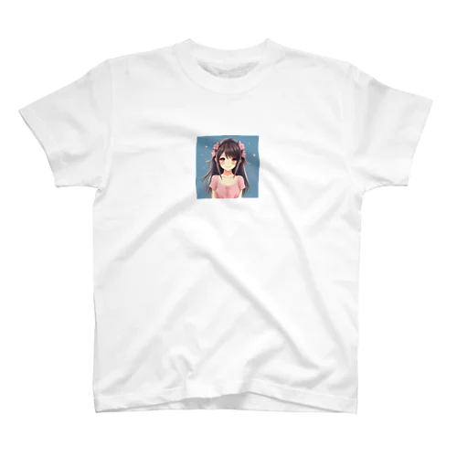 可愛い美少女イラスト Regular Fit T-Shirt