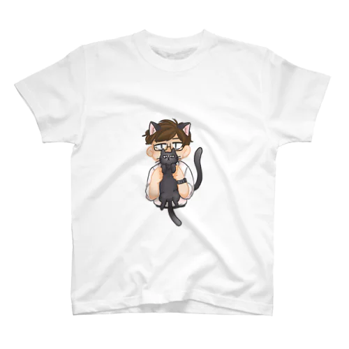 ジトぽむ猫 Regular Fit T-Shirt
