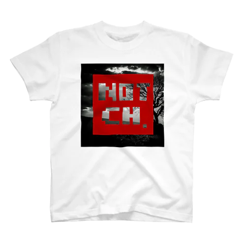 『NOTCH.』ロゴ RED スタンダードTシャツ