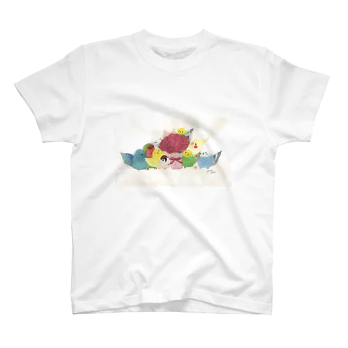 いつもありがとうインコたち スタンダードTシャツ