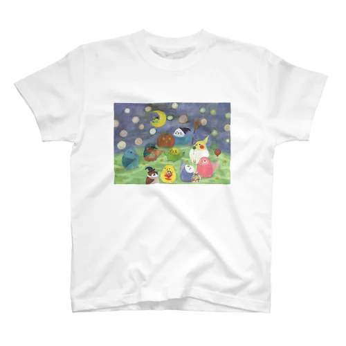 ハロウィンインコたち スタンダードTシャツ