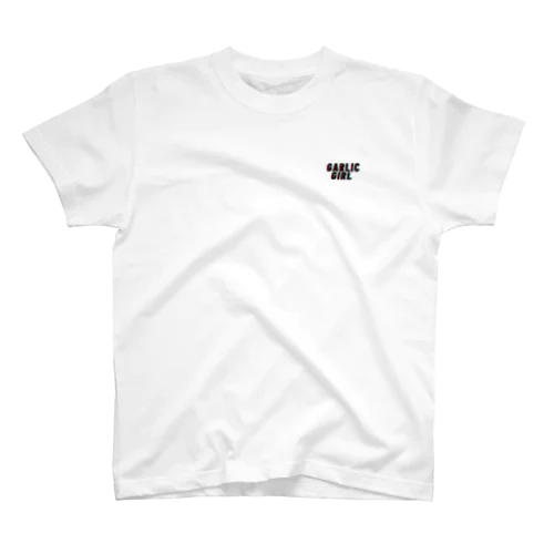 garlic girl 2色ロゴ Regular Fit T-Shirt
