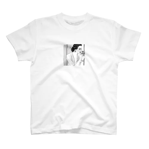 香水をほんのりつける女性のアートグッズ スタンダードTシャツ