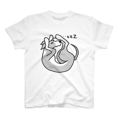 Sleepy Italian Greyhound スタンダードTシャツ