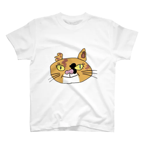 三毛猫あーちゃん耳血腫ver スタンダードTシャツ