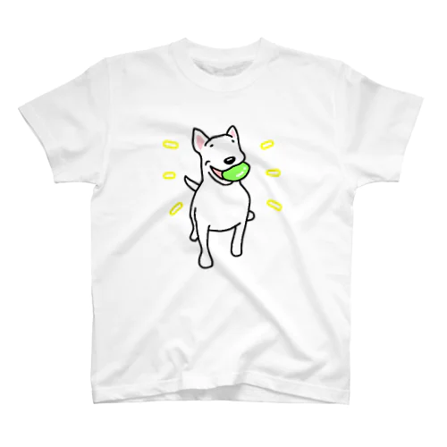 Bull terrier with a ball Regular Fit T-Shirt