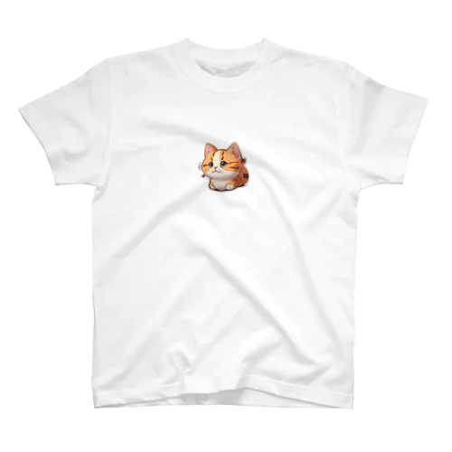 まん丸猫ちゃん Regular Fit T-Shirt