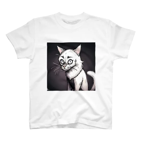 White CAT Regular Fit T-Shirt