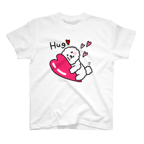 Hug Bichon Frise Regular Fit T-Shirt