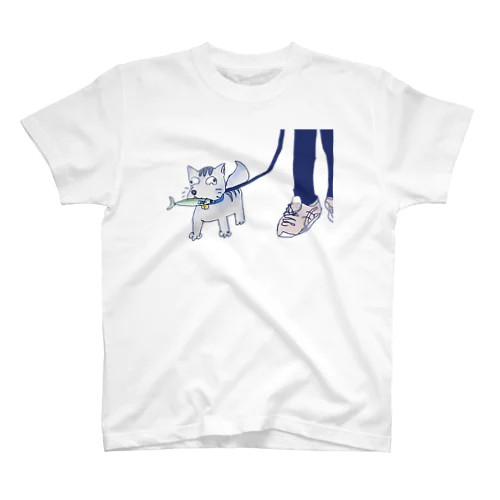 ロシアンブルー 秋刀魚 Regular Fit T-Shirt