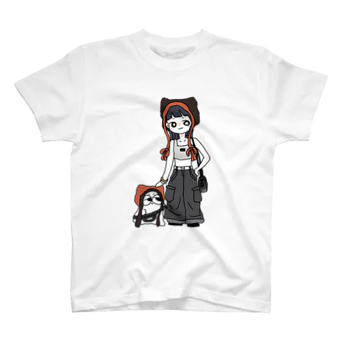 もんすたぁと女の子（No.1） スタンダードTシャツ