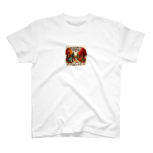 キャンプロゴプリント９ Regular Fit T-Shirt