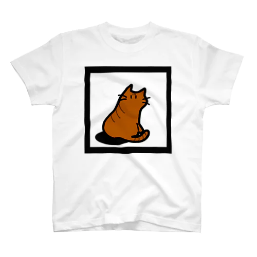 Mikaeri cat (Cha-tora) Regular Fit T-Shirt