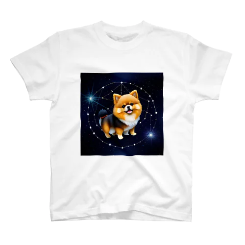 架空の星座　ポメラニアン座 スタンダードTシャツ