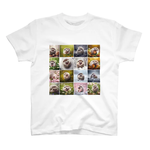 ハリネズミPhoto スタンダードTシャツ