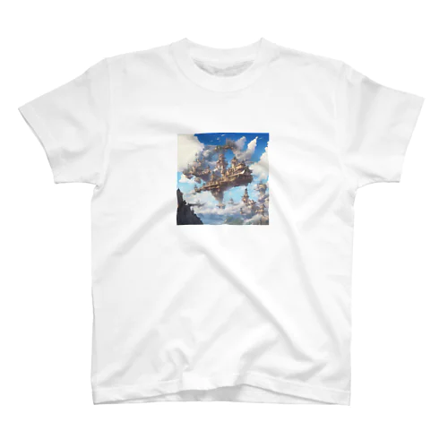 空に浮かぶ島のファンタジーグッズ Regular Fit T-Shirt