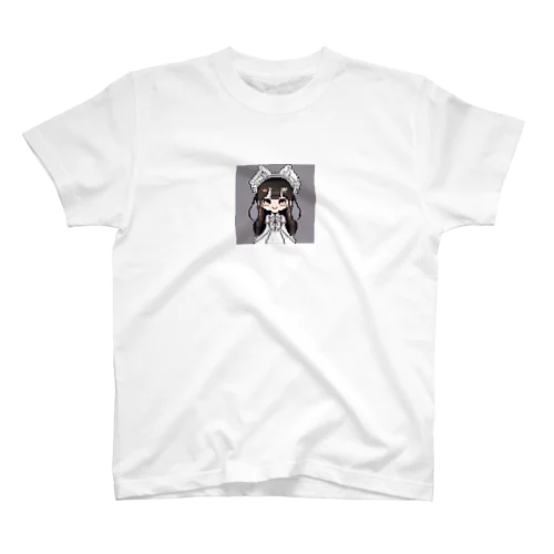 ドット絵の白いゴシックロリータ女の子 Regular Fit T-Shirt