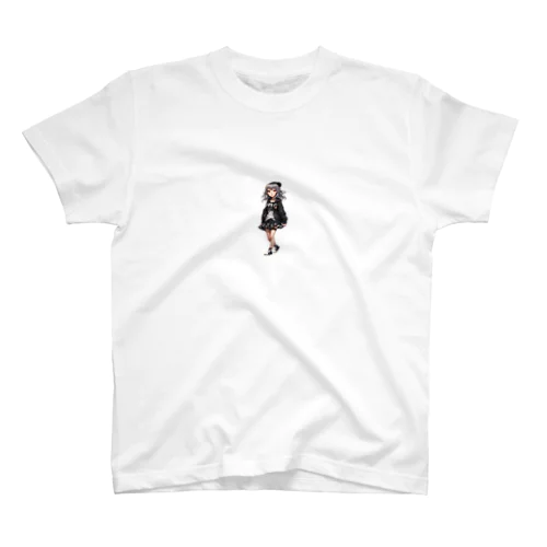 ちびキャラ少女（Silver hair） スタンダードTシャツ