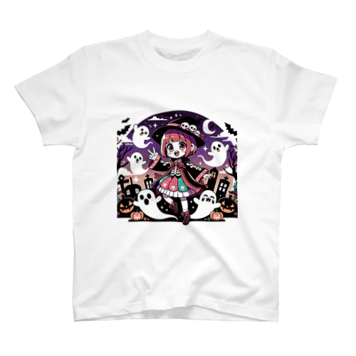 ハロウィンの魔法少女 Regular Fit T-Shirt