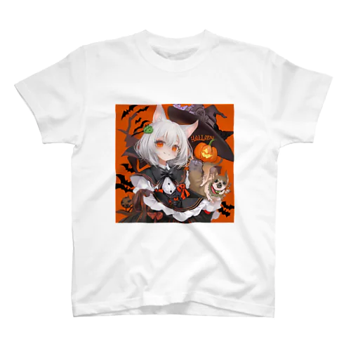 ハロウィン・パーティー★魔女と楽しいチワワの冒険 Regular Fit T-Shirt